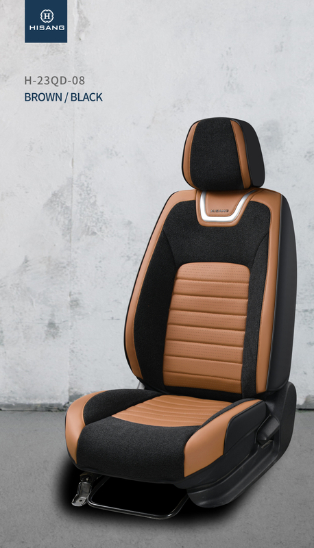 H-23QD-08 NeckLace series Middle Puching PU Universal 5D full cover Customizable Car Seat Cushion