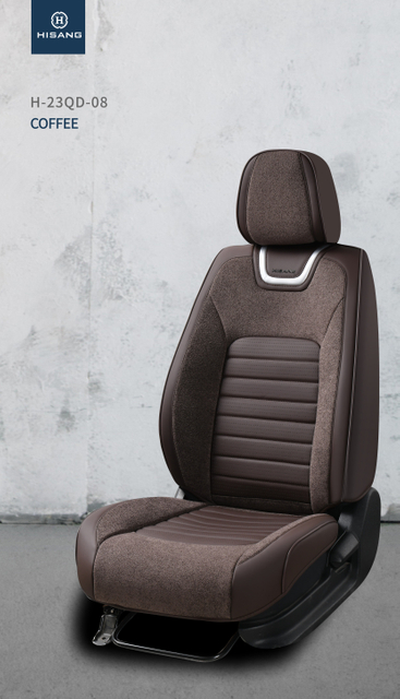 H-23QD-08 NeckLace series Middle Puching PU Universal 5D full cover Customizable Car Seat Cushion