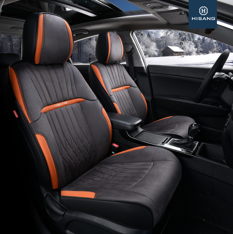 H-23CX-11 Luxury series top quality Sude mateail 5D full cover Customizable Car Seat Cushion