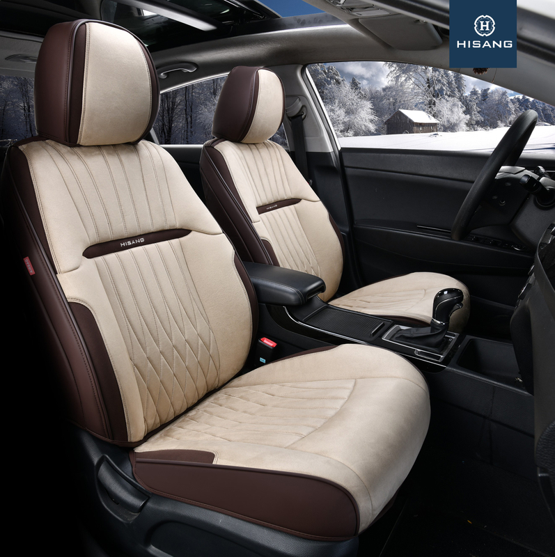 H-23CX-11 Luxury series top quality Sude mateail 5D full cover Customizable Car Seat Cushion